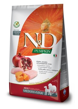 Natural And Delicious Pumpkin Chicken Dry Adult Medium Maxi 12Kg